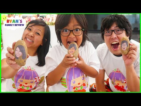 We got a Potato for Christmas!!! Ryan's Family Christmas Special Opening Presents!!