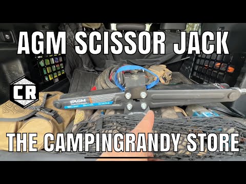 AGM Scissor Jack - New Product @ The CampingRandy Adventure Store!