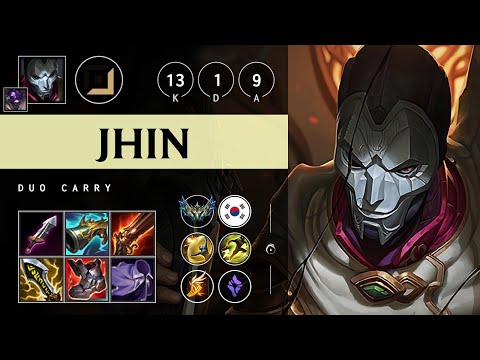 Jhin ADC vs Samira - KR Challenger Patch 25.13