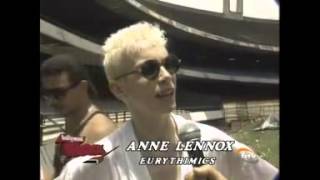 Eurythmics Revival Tour Brazil 'Hollywood Rock Festival' 1990 Inverview