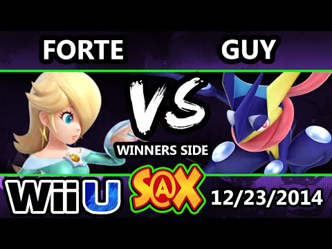 S@X - WS | Forte (Rosalina) Vs. Guy (Greninja) SSB4 winners - Smash 4 Wii U