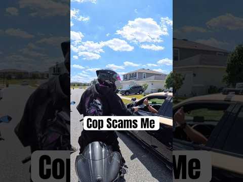 I’m filing a report on this theft… #cops #bikers #motorcycle #funny #interaction