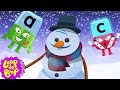 Little Snowman ️ Christmas Song Learn To Read Alphablocks Littlezoo