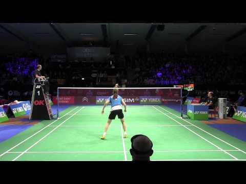 Wang Yihan vs Ji Hyun Sung - WS Final [Denmark Open 2013]