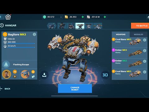 Bane Ember Lockdown | War Robots Gameplay