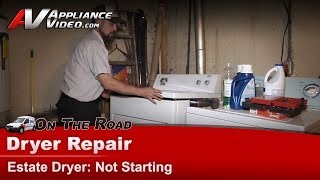 Estate Dryer Repair - Not Starting - Door Switch