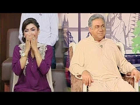 Hasb e Haal 25 March 2016 - Azizi as Shah Mahmood Qureshi  | Dunya News
