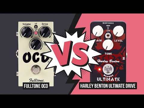 Fulltone OCD vs Harley Benton Ultimate Drive Comparison Sound Demo (no talking)