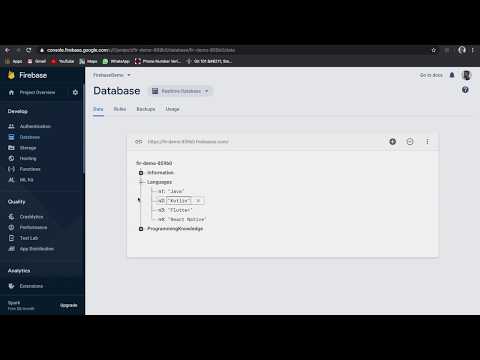 Firebase Android Tutorial 5 - Retrieving Data from Firebase Realtime Database
