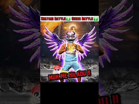 🧐 Guess the battle with girl [Part-2] ☠️ Wait for me 🗿 #freefire #kaluu #roast #shorts