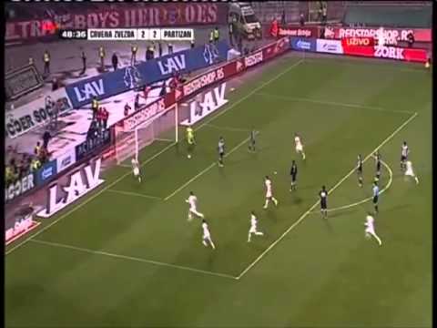 Crvena Zvezda - Partizan 2-2 - GOL LUKA MILIVOJEVIC 49.min. - 143.Veciti Derbi - 17.11.2012