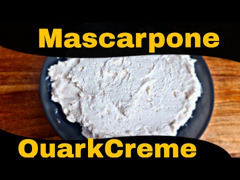 Creme | Mascarpone Quark Creme | Grundrezept | Dudi's Basics