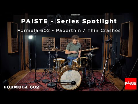 Paiste 20" Formula 602 Classic PAPER THIN Crash Cymbal - IN STOCK ! image 3