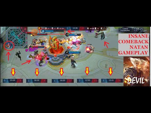EPIC COMEBACK | NATAN SOLO RANK | MOBILE LEGENDS