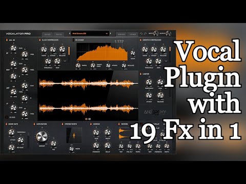 Cool 19 in 1 VST Effect Plugin For Mixing Vocals by Anarchy Audioworx - Vocalator Pro - Review Demo