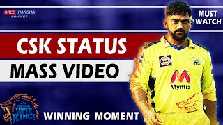 IPL 2021 Final : CSK Whatsapp Status Video | Winning Moment | Tribute | MS Dhoni