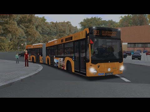OMSI 2. Project Gladbeck, Line 383, Mercedes-Benz Citaro G C2. Part 2