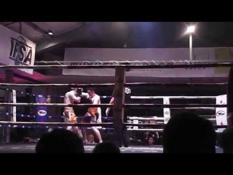 2015-02-21 Muskelkater Fightnight K1 -60Kg Champion Alexander Bopp Sieg durch tKO 2.R. - SFC