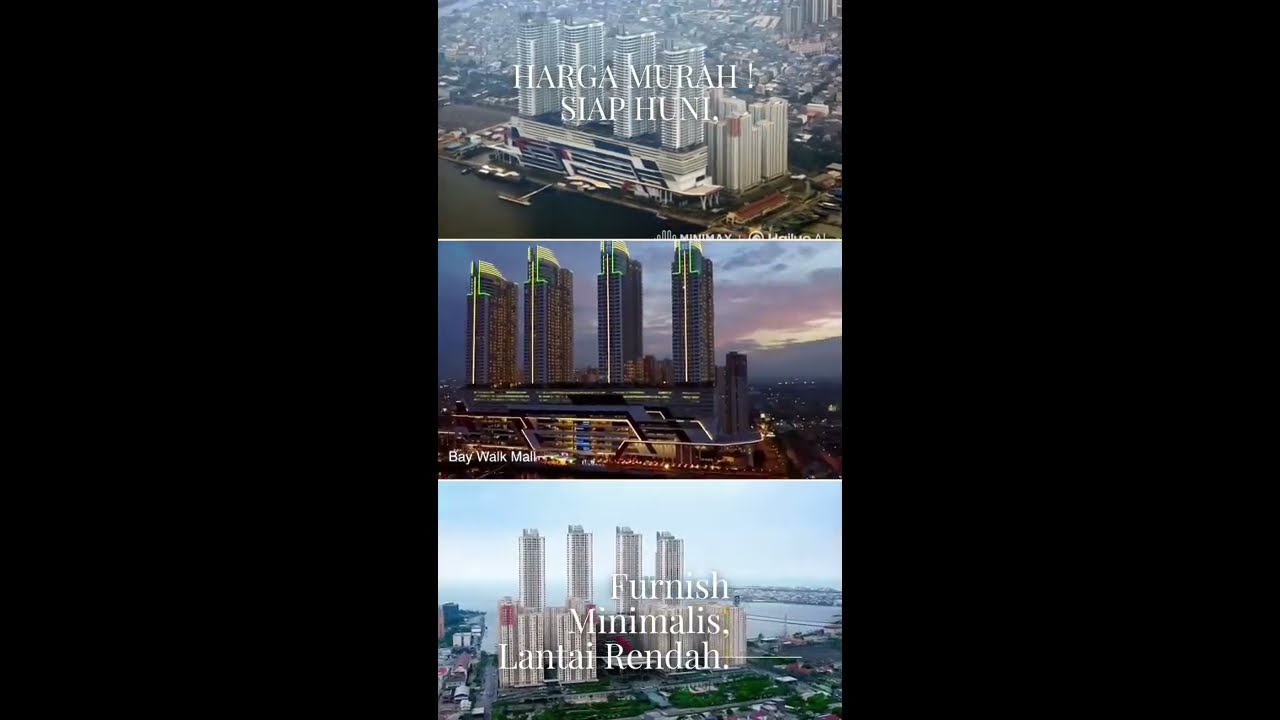 Rent Cheap & Cozy Green Bay Pluit Greenbay 2BR Corner Unit 35M² Furnished, Close to Mall Hassle-Free
