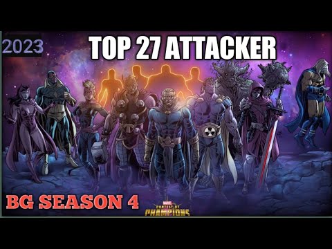 MCOC Top champion for battleground season 4!!!Best attaker for BG!!!Top 10 Attacker for BG!!