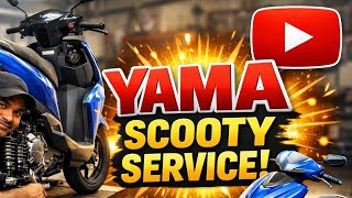 Yamaha Scooty Full Maintenance Service 🔧 | Complete Service Process 🛵