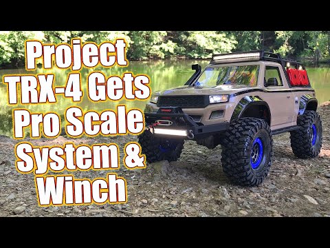 Pro Scale Light System & Winch Install! Traxxas TRX-4 Gets More Option Parts | RC Driver