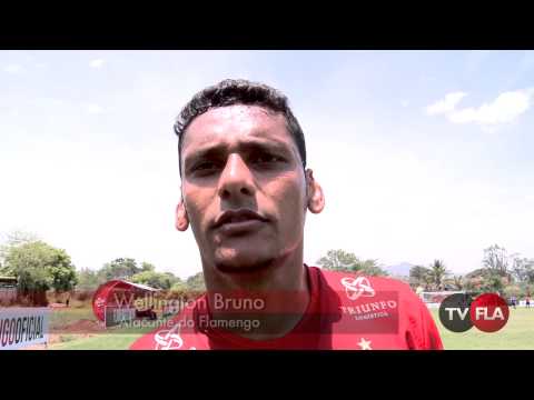Wellington Bruno fala sobre sua estréia como titular no time do Flamengo