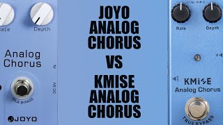 Video thumbnail for Kmise Analog Chorus VS JOYO Analog Chorus by Ryan Lutton