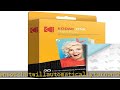 KODAK Printomatic Full Color Instant Print Digital Camera Colorful Photos On Zink 2x3 Sticky Back