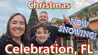 Celebration Florida Town Center Christmas Nov 2025