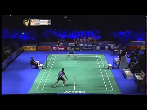 BITBURGER BADMINTON OPEN 2014 - F | MS S Evans [11] (IRE) VS Chou T C [2] (TPE)