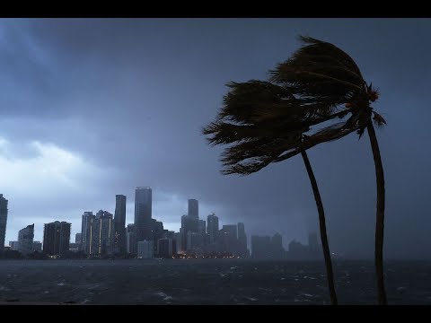 Hurricane Irma Slamming Florida Keys Collision Course Fort Meyers Tampa Breaking News September 2017 Video