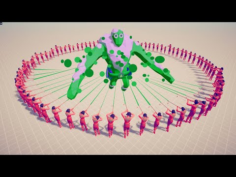 100x BLOWDART VS EVERY UNIT | Totally Accurate Battle Simulator TABS