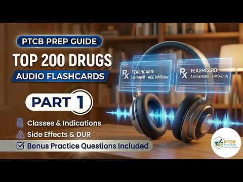 Master the Top 200 Drugs: Flashcards & PTCE Mock Exam Simulation 2026