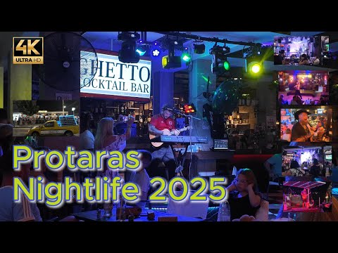 Protaras At Night Summer 2025