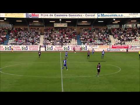 Gol de Aníbal Zurdo (1-1) en el SD Ponferradina - CE Sabadell