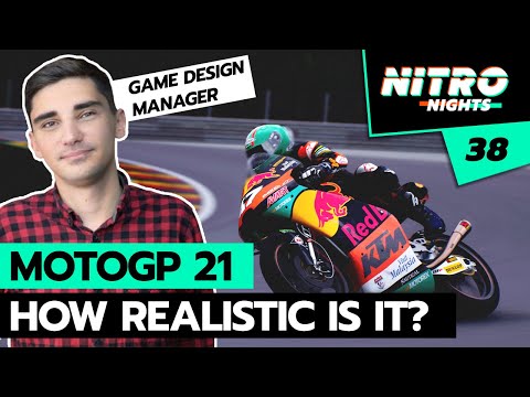 How REALISTIC is MotoGP 21? Nitro Nights Ep. 38 w/ Andrea Basilio