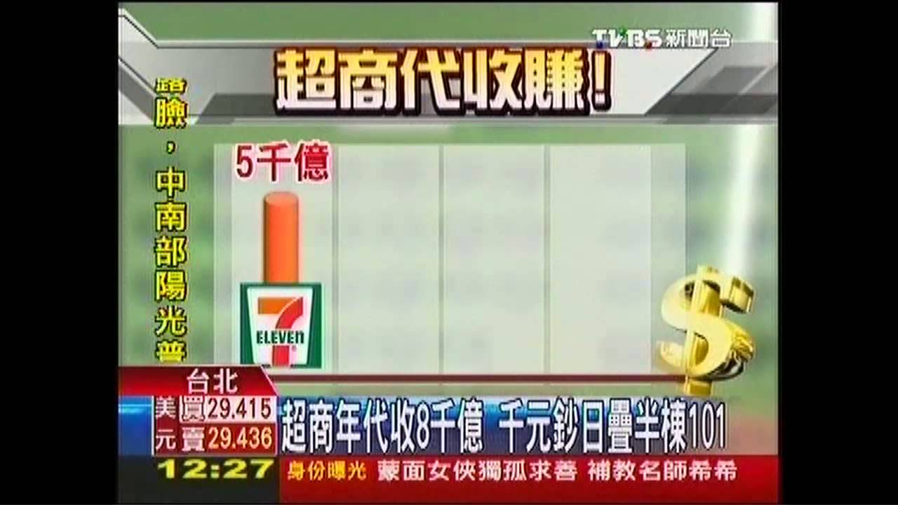超商年代收8000億 千元鈔日疊半棟101