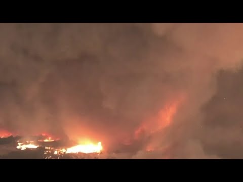 Fire tornado kills firefighter in California