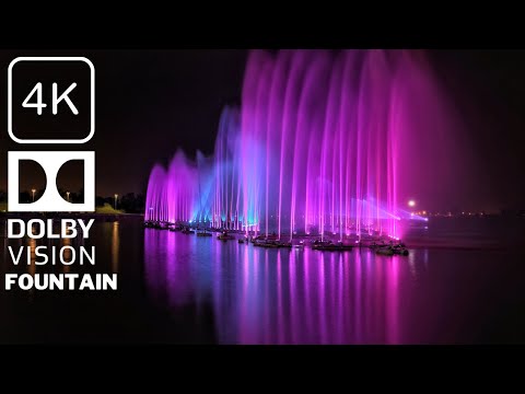 [4K] Disney Illuminated Fountain Show 2023 - Longwood Gardens