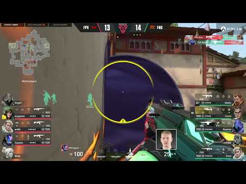 Fnatic Boaster SUS celebration after 3-0 win vs FPX - Fnatic vs FPX VCT EMEA Finals