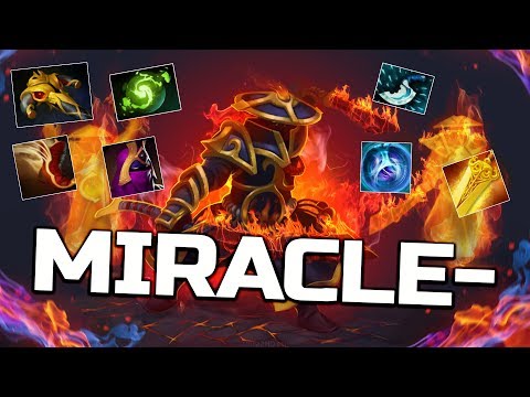 Miracle- FULL-Slotted Ember Spirit Carry - 9k MMR Gameplay Dota 2