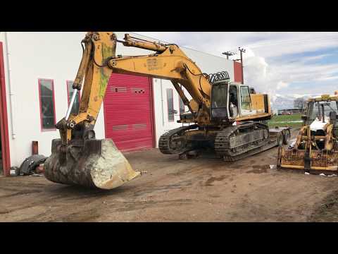 Loading And Transporting The Liebherr 964 Excavator- Fasoulas Heavy Transports