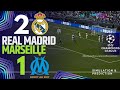 REAL MADRID 2 1 MARSEILLE Match Highlights UEFA Champions League 25 26 Simulation Recreation