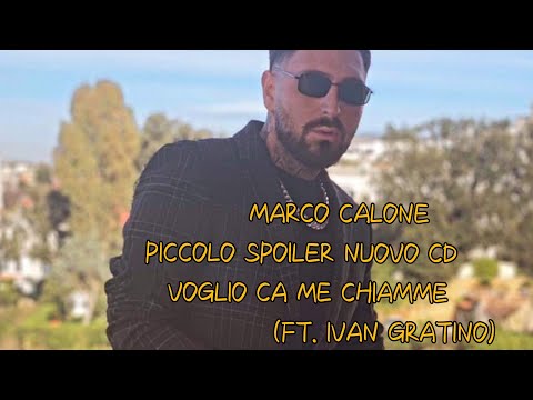 Marco Calone Disco 2021 Piccolo Spoiler - Voglio ca' me chiamme (Ft. Ivan Gratino)
