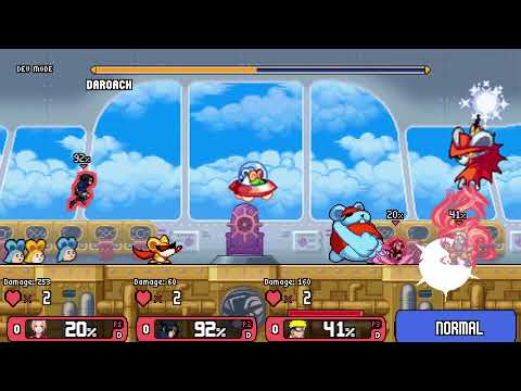 Team Squad 7 (Part 1) VS Daroach(Kirby Squeak Squad) Rivals Of Aether