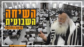 השיחה השבועית | הרב עמית | פרשת בהעלותך תשפ"ד.