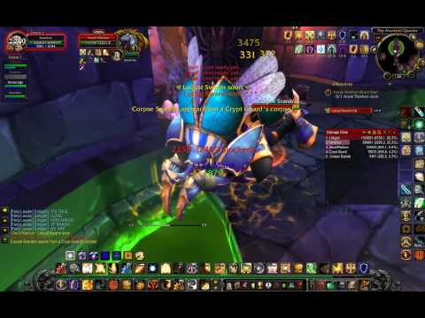 How to kite Anub'Rekhan's Locust Swarm without taking damage.