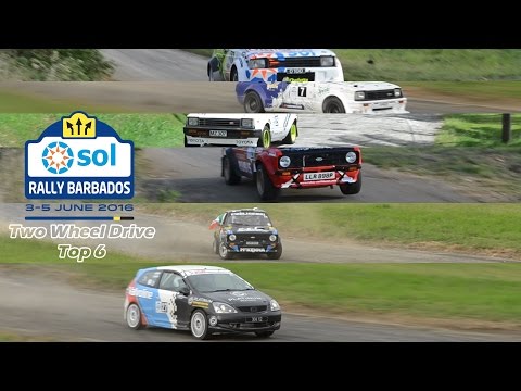 Sol Rally Barbados 2016 - Two Wheel Drive Top 6