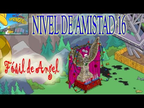 Los Simpson - Springfield "Nivel de Amistad 16 - Conseguir el Fósil de Ángel" por Tony